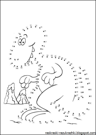 По цифрам соединить картинку