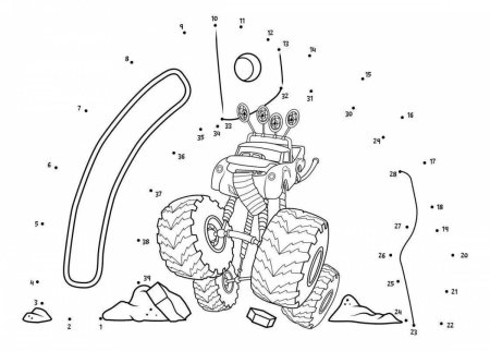 Обводка по цифрам для дошкольников