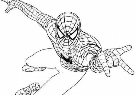 Раскраски человек паук 4