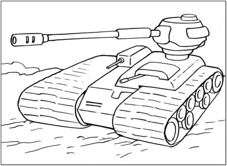 Раскраска танки