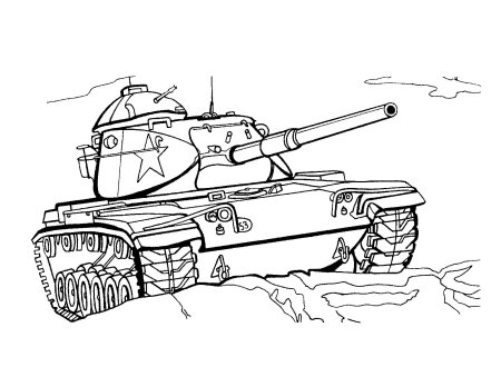Раскраска танки World of Tanks т44