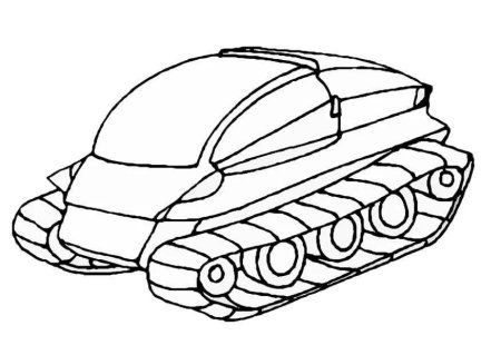 Раскраска танки