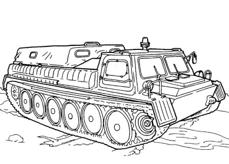 Раскраска танки