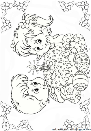 Раскраски для садика