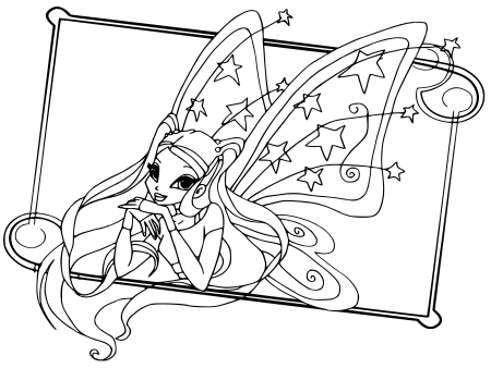 Фея. Волшебная раскраска