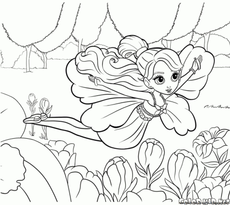 Фея Динь Динь раскраска