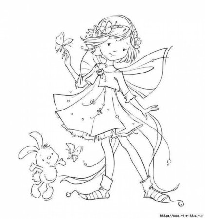 Фея Динь Динь раскраска