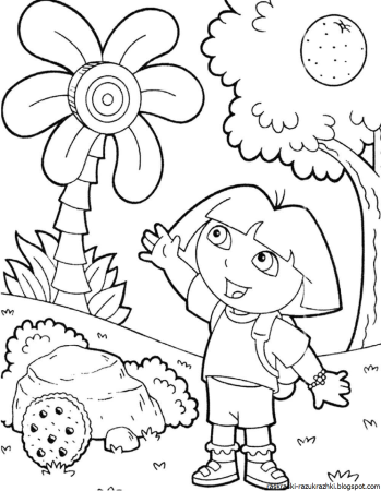 Раскраска природа для детей 5-6 лет