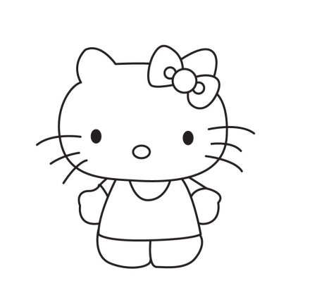 Котенок. Раскраска