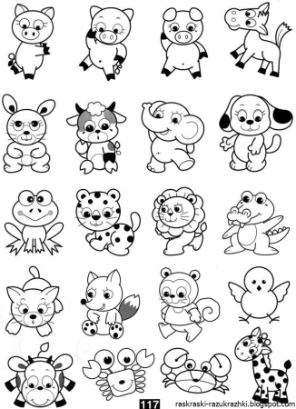 Раскраски Единороги милые