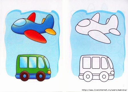 Раскраска по образцу