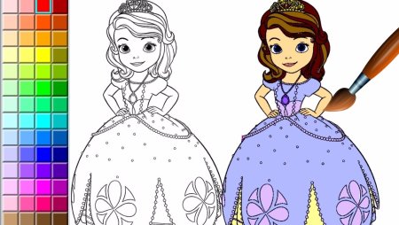 Раскраски для девочек цветные
