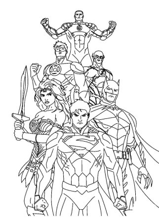 Раскраска Супергерои Марвел Капитан Америка