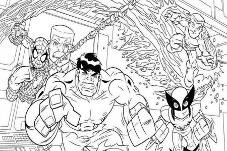 Раскраска Супергерои Бэтмен