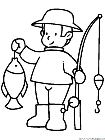 Раскраски профессии для детей 5-6 лет