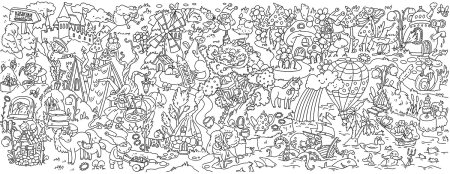 Плакат раскраска