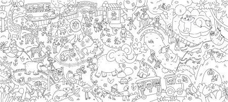 Большие раскраски для детей