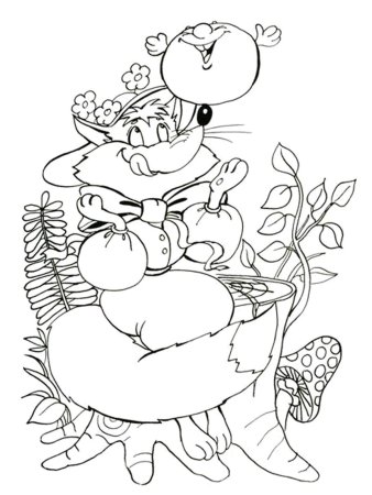 Раскраски из сказок