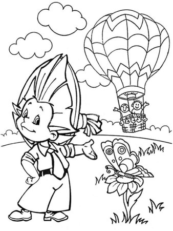 Разукрашки Пеппи длинный чулок