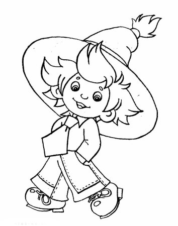 Раскраска Белоснежка и семь гномов Гномы