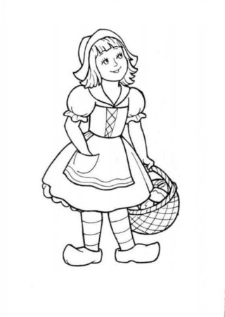 Раскраска к сказке Колобок для малышей