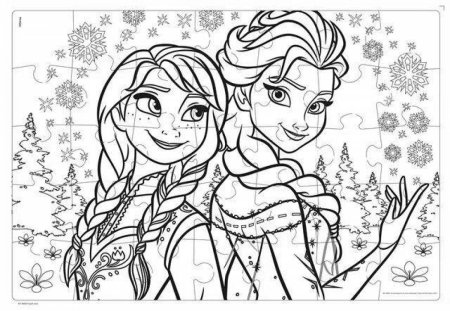 Раскраска Холодное сердце по цифрам