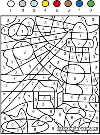 Раскраска по цифрам