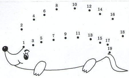 Раскраска по номерам для детей