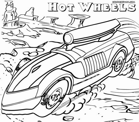 Раскраска трек хот Вилс