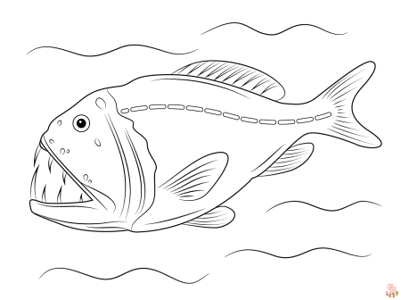 Морские рыбы раскраска