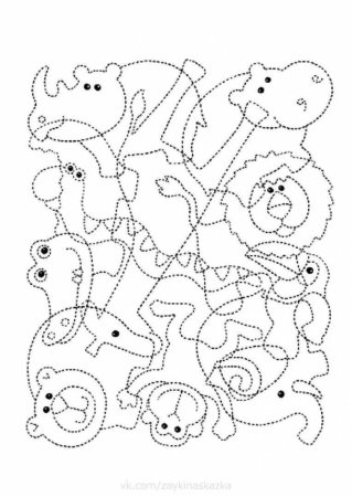 Задание для развития мелкой моторики руки дошкольников