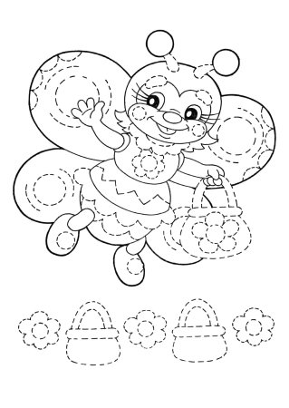 Цветы задания для дошкольников