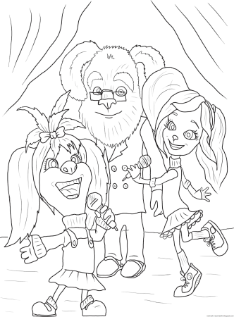 Раскраска "Барбоскины "