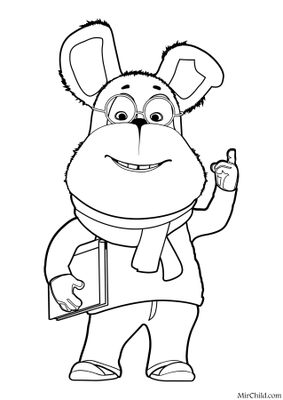 Раскраска Барбоскины Лиза