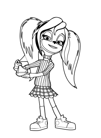 Раскраска Барбоскины роза