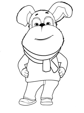 Раскраска Барбоскины дружок и Тимоха