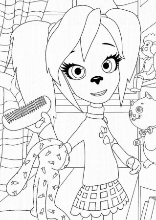 Раскраски для девочек Барбоскины