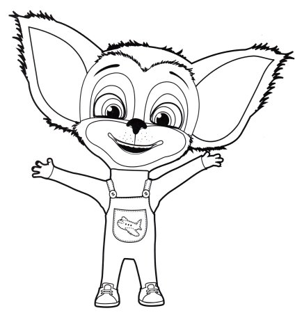 Раскраска Барбоскины Тимоха