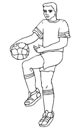 Раскраска футбол