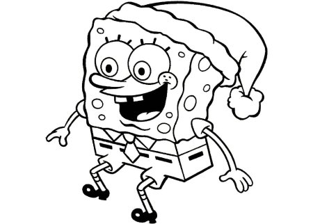 Раскраски для мальчиков губка Боб