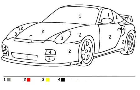 Раскраска по цифрам