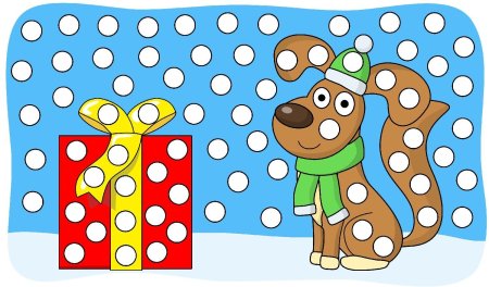 Пластилиновые заплатки Матрешка