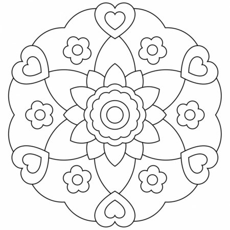 Мандала для дошкольников