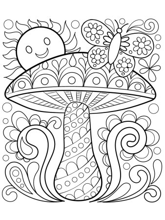 Раскраски антистресс для детей