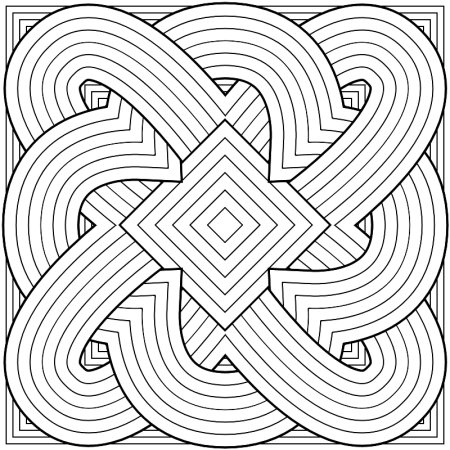 Сложный геометрический орнамент