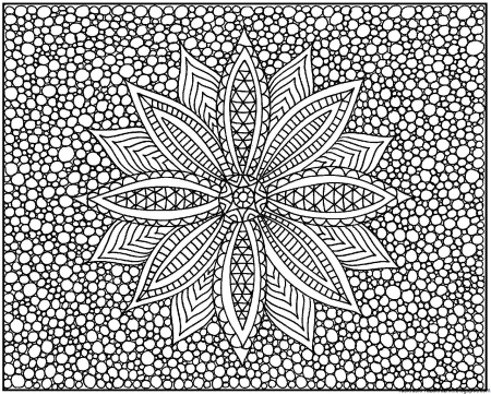 Сложные узоры для раскрашивания