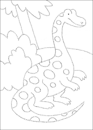 Графомоторика динозавры