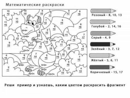 Раскраска с примерами