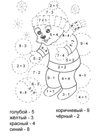 Математическая раскраска