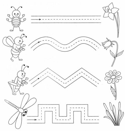 Графомоторные дорожки зигзаг